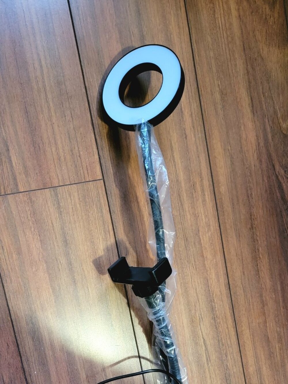 Webcam Light Stand for Live Stream with Selfie Ring Light